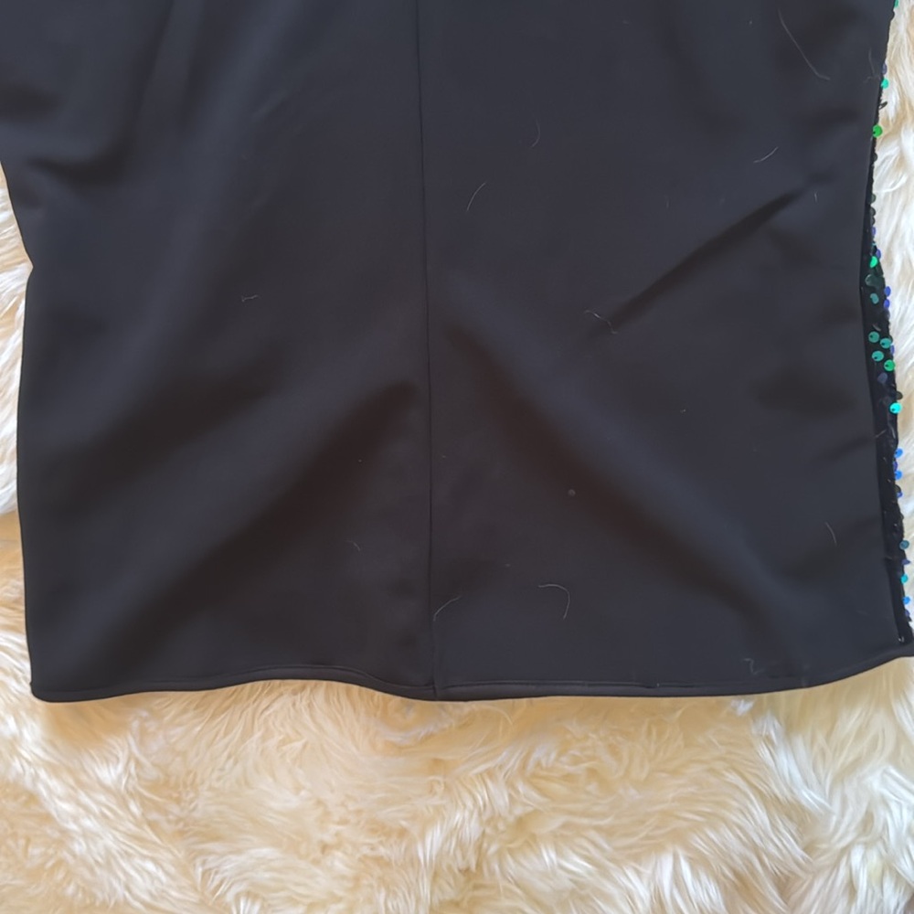 Vintage Blue & Green Sequin Halter Top - Picture 7 of 8